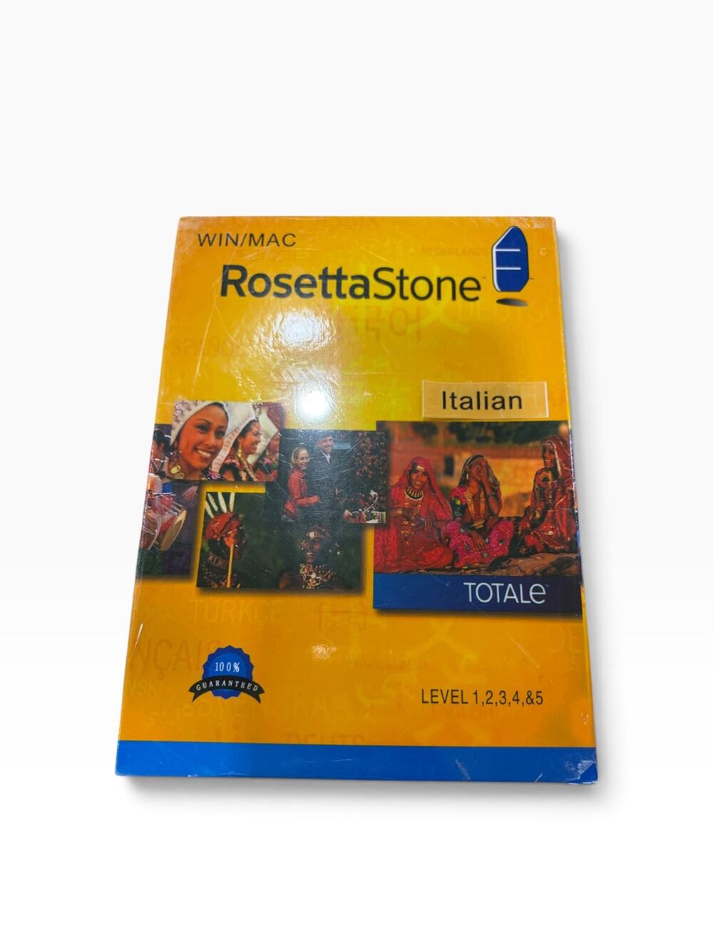 NEW Rosetta Stone Italian TOTALe Levels 1-5 Box Set Windows Mac Sealed V4